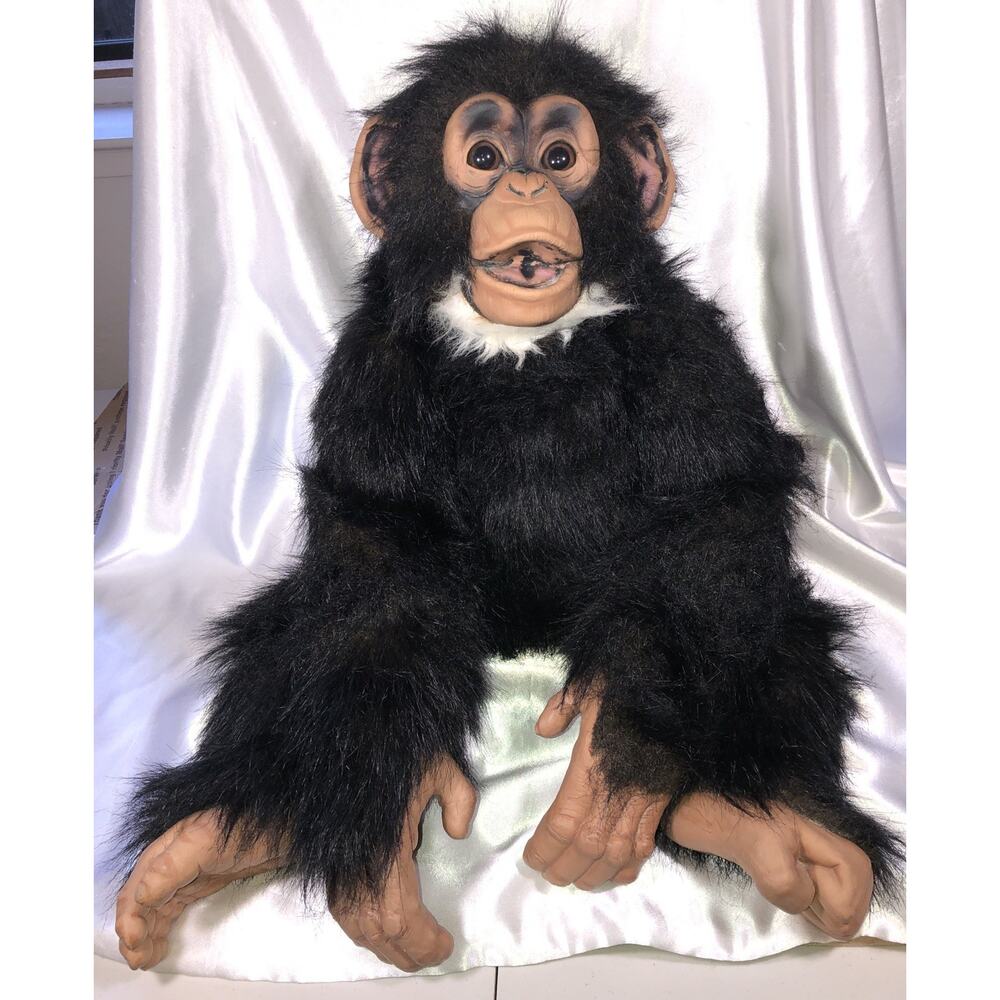 Axtell Expressions Inc Realist Lifelike Monkey Chimp Puppet Pets by Toi 30" VTG
